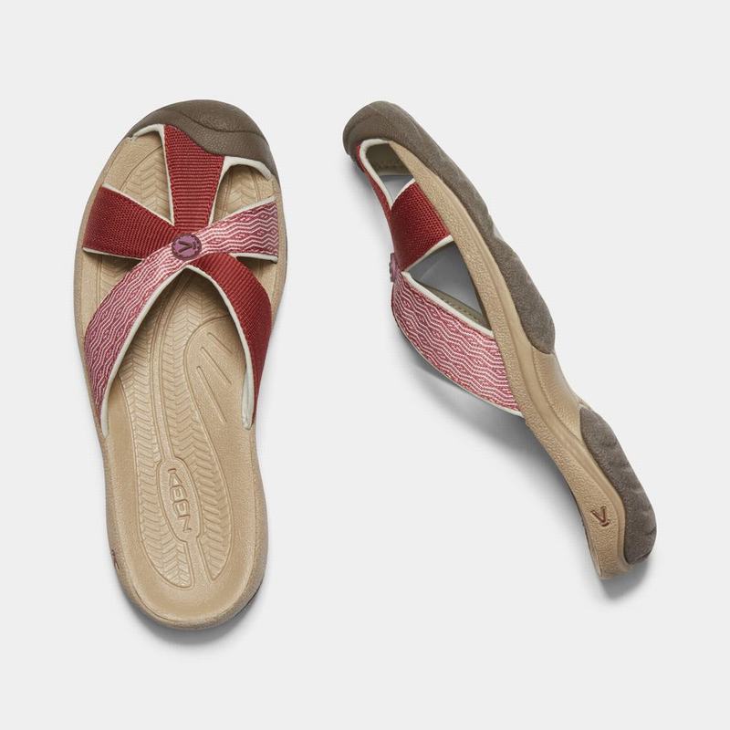 Sandalias Keen Bali Beach Closed-toe Para Mujer Rojos - Sandalias Keen Mexico (081536-WSZ)